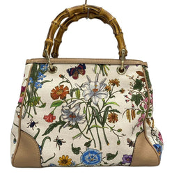 Gucci Bamboo Shopper /Flora Cream