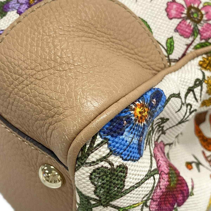 Gucci Bamboo Shopper /Flora Cream