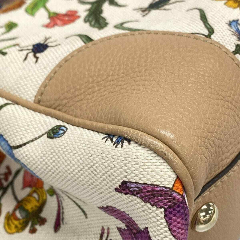 Gucci Bamboo Shopper /Flora Cream