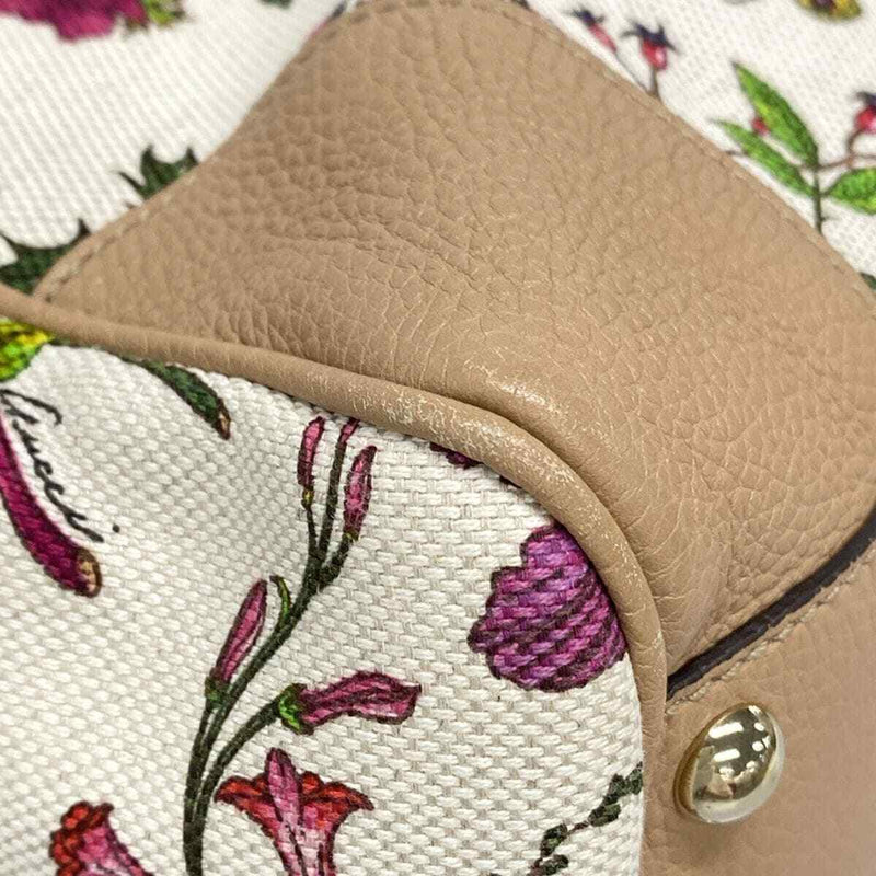 Gucci Bamboo Shopper /Flora Cream