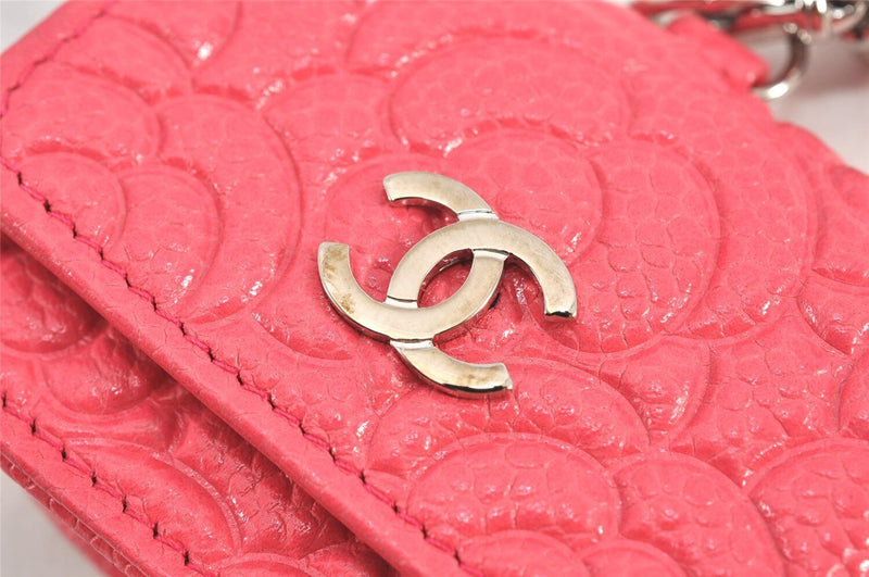 Chanel Caviar Skin Camellia Cc Logo