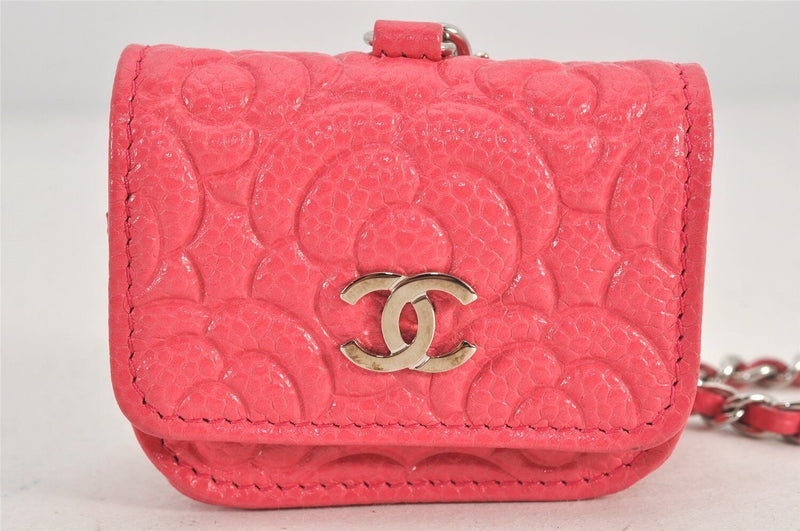 Chanel Caviar Skin Camellia Cc Logo