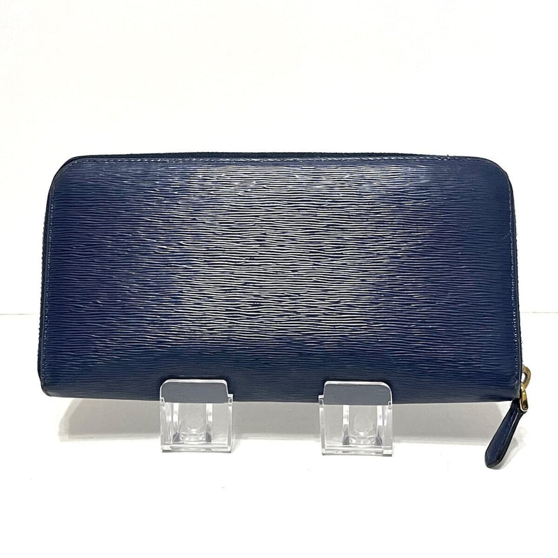 Prada - Navy Leather Long Wallet