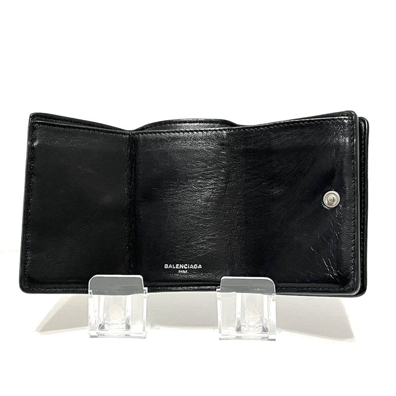 Balenciaga - Black Leather Trifold