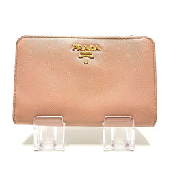 Prada - Pink Beige Leather Bifold