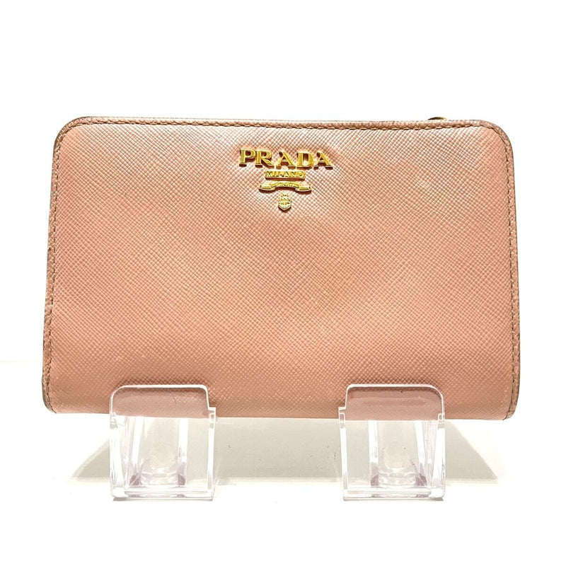 Prada - Pink Beige Leather Bifold