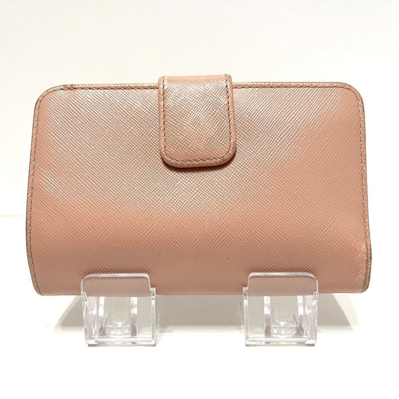 Prada - Pink Beige Leather Bifold