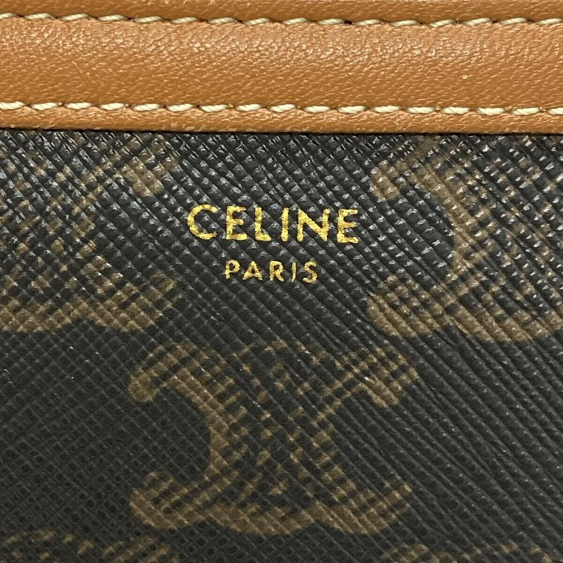 Celine Clutch With Chain Dark Brown