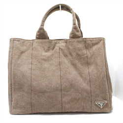 Prada Canapa Brown Canvas - Tote