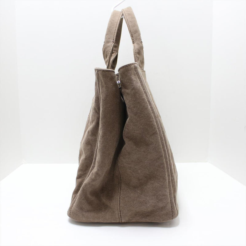 Prada Canapa Brown Canvas - Tote