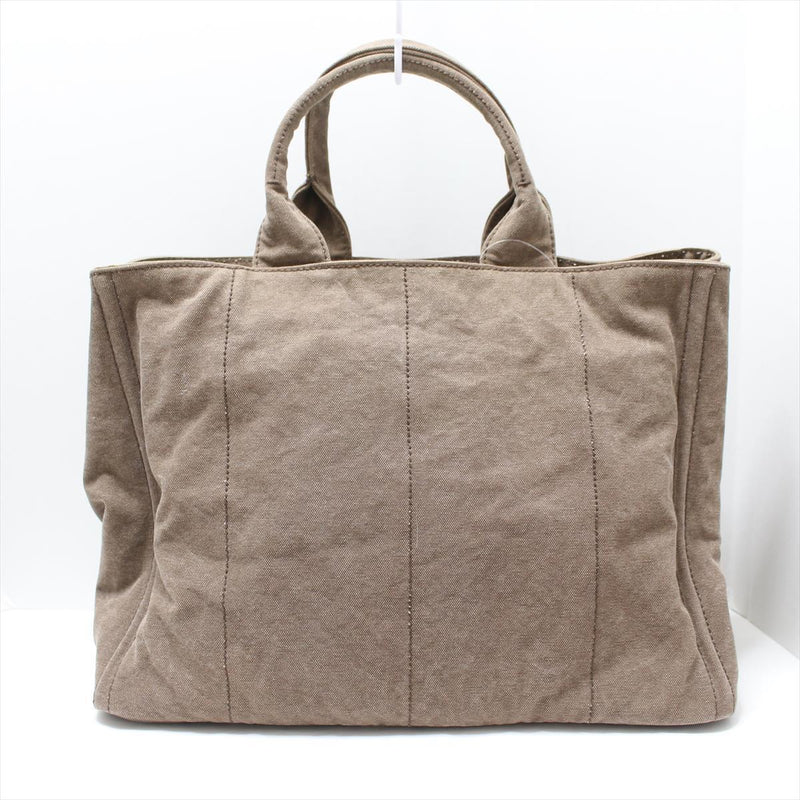 Prada Canapa Brown Canvas - Tote