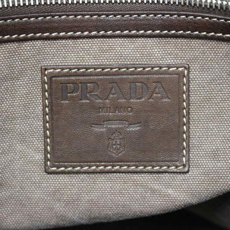 Prada Canapa Brown Canvas - Tote