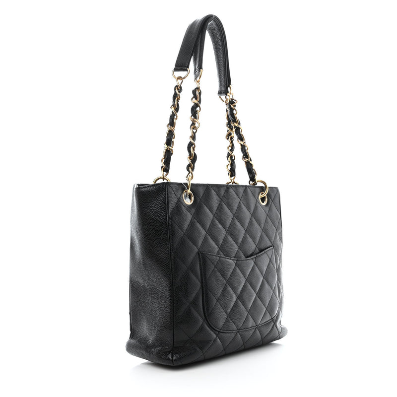 Chanel Caviar Quilted Petit Shopping