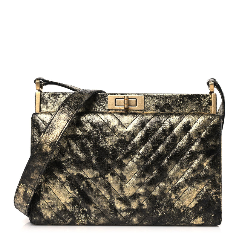 Chanel Metallic Crumpled Goatskin