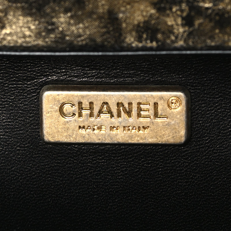 Chanel Metallic Crumpled Goatskin