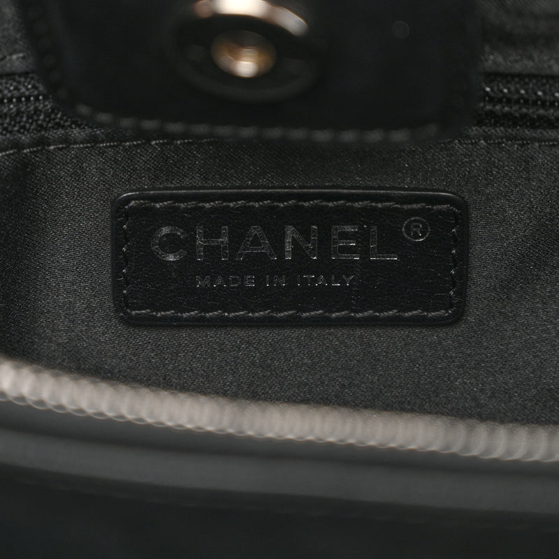 Chanel Lambskin Quilted 7 Tote Black