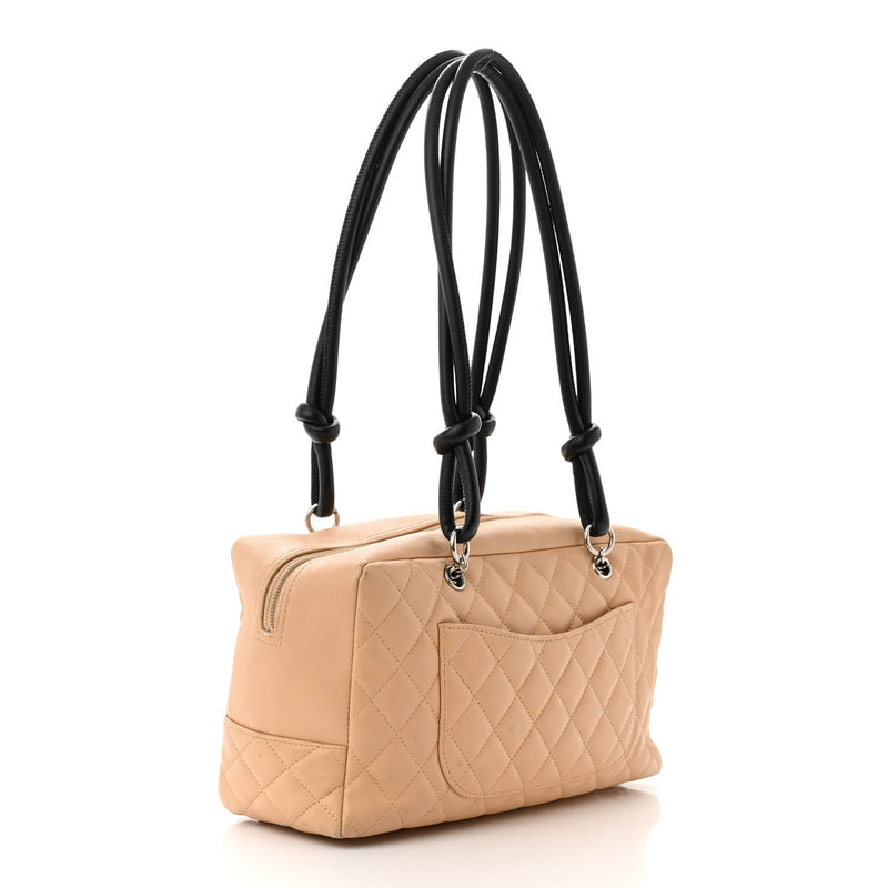 Chanel Calfskin Quilted Large Cambon