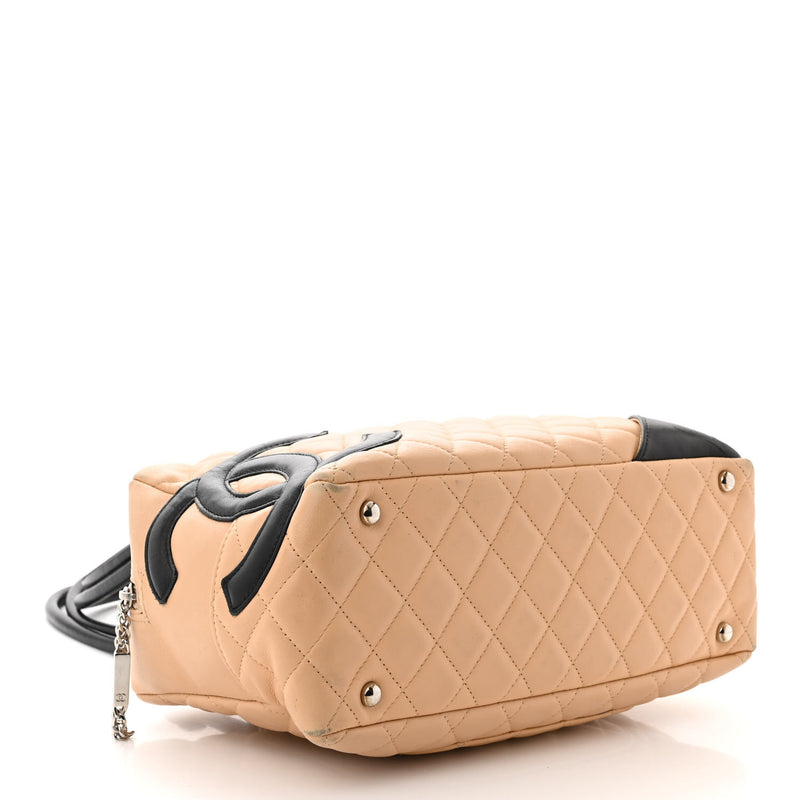 Chanel Calfskin Quilted Large Cambon