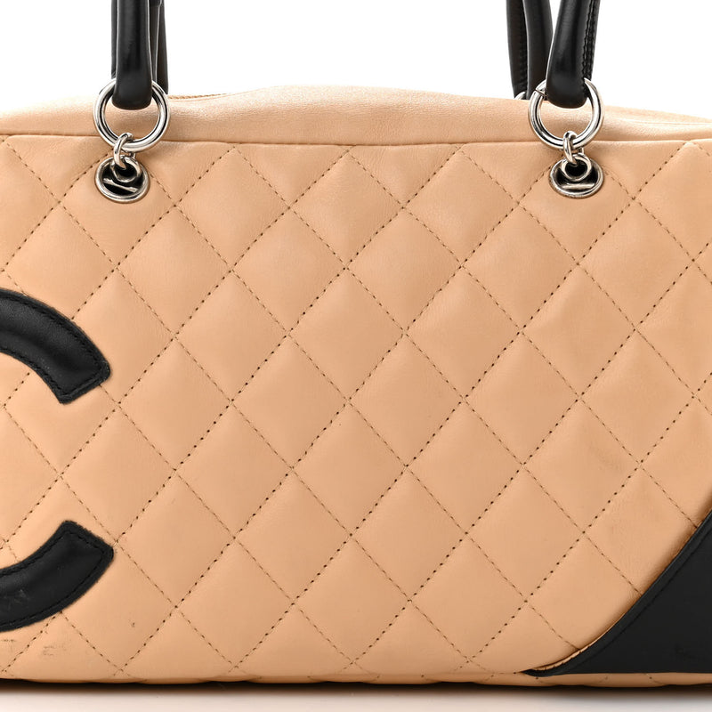 Chanel Calfskin Quilted Large Cambon