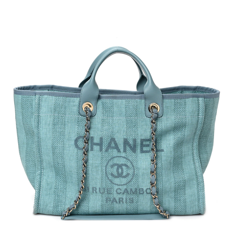 Chanel Mixed Fibers Striped Medium