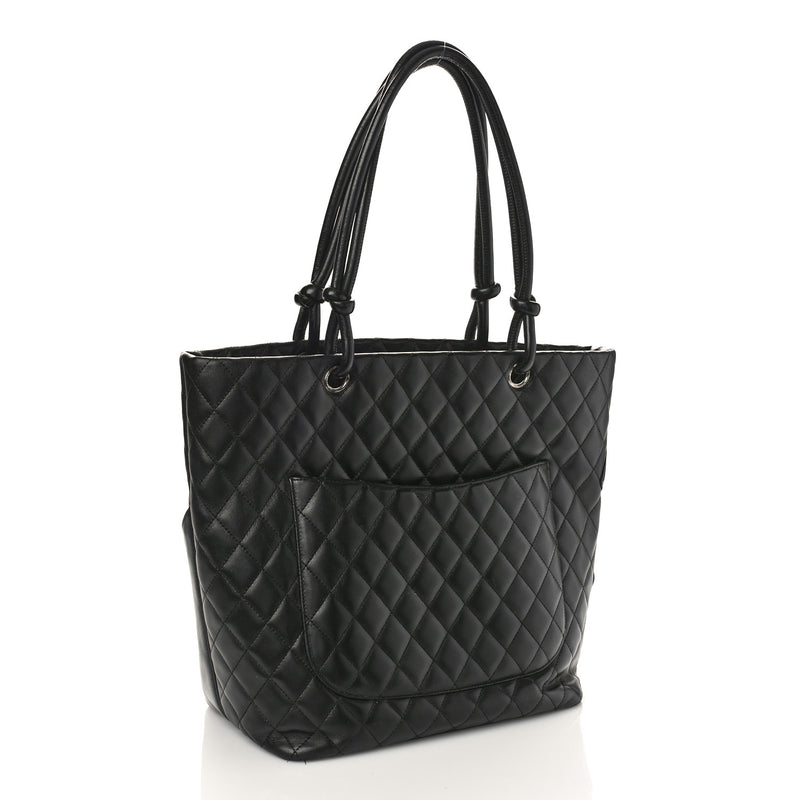 Chanel Calfskin Quilted Large Cambon