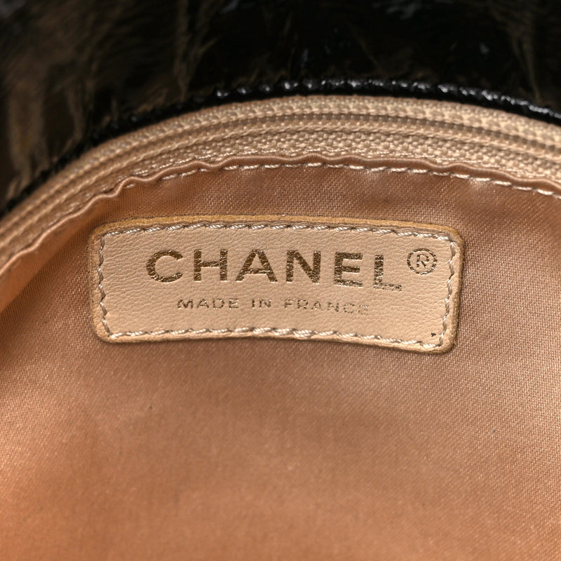 Chanel Vinyl Medium Rock And Chain Flap