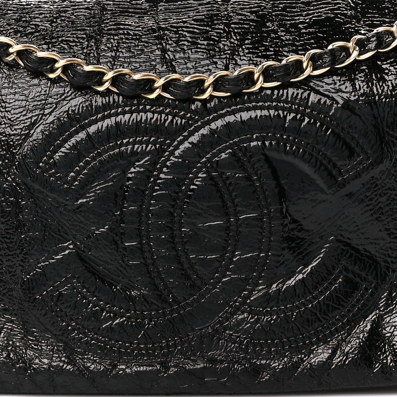 Chanel Vinyl Medium Rock And Chain Flap