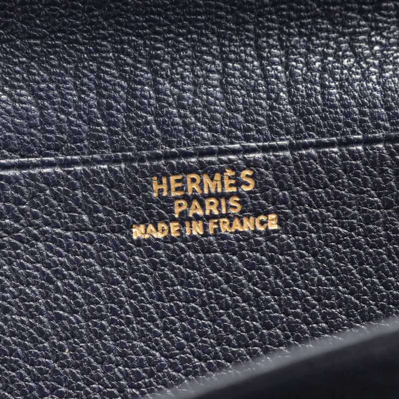 Hermes Bean Soufflet Long Wallet Chevre