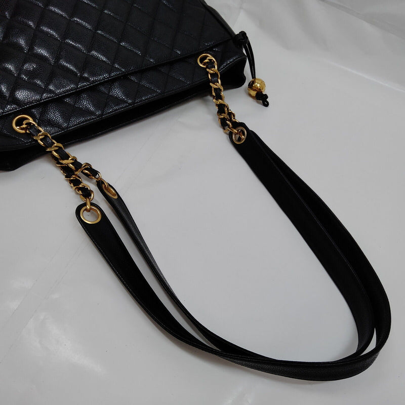 Chanel Shoulder Bag Matelasse Black