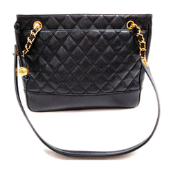 Chanel Shoulder Bag Matelasse Black