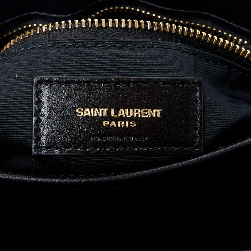 Saint Laurent Denim Y Quilted Toy Loulou