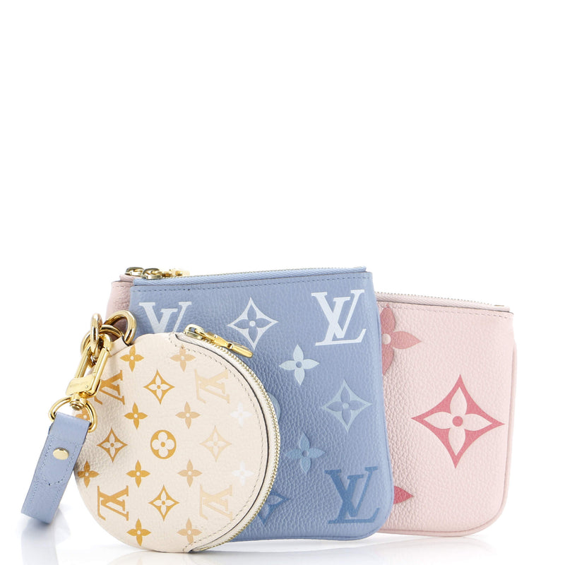 Louis Vuitton Trio Pouch Set By The Pool