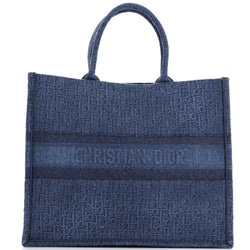 Christian Dior Book Tote Oblique Denim