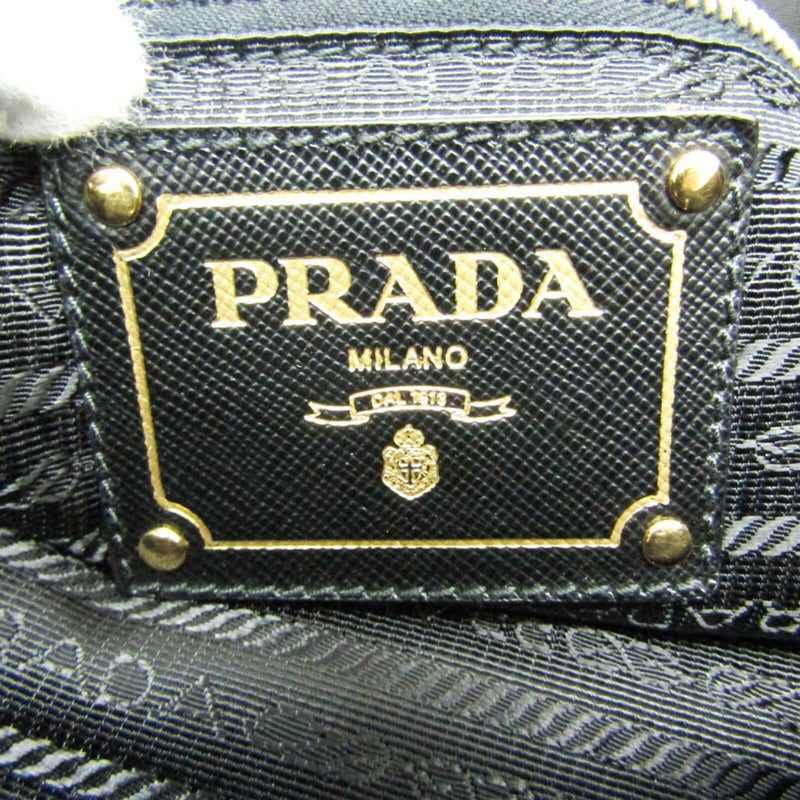 Prada Women's Leather Nylon Shoulder Bag