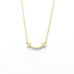 Tiffany T Smile Micro Diamond Necklace