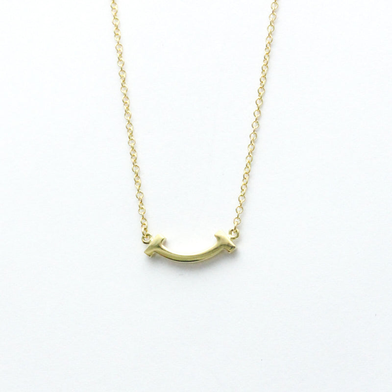 Tiffany T Smile Micro Diamond Necklace