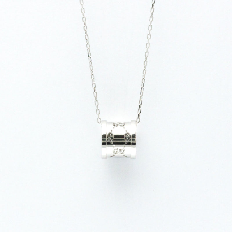 Gucci Icon Toile Diamond Necklace White