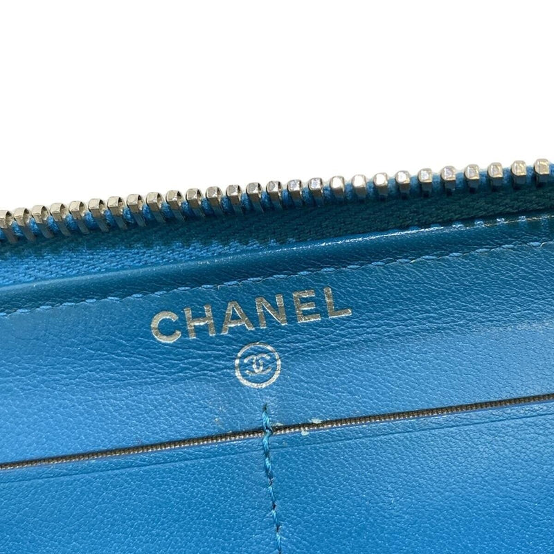 Chanel Matelasse Green Patent