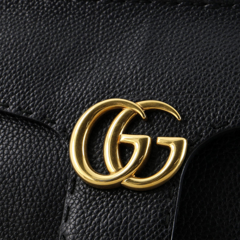 Gucci Gg Marmont Top Handle Bag Leather