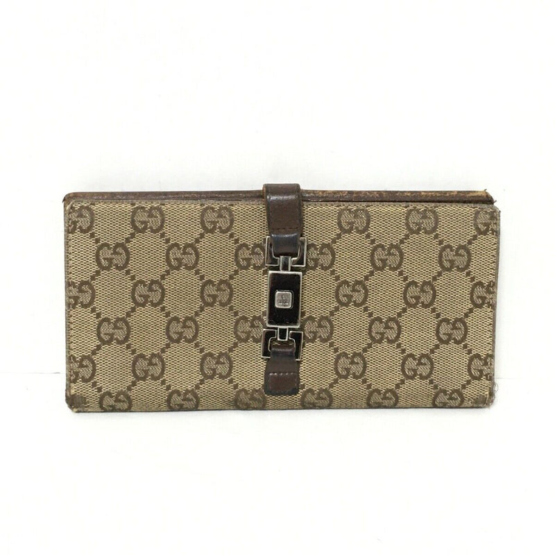 Gucci Jackie Gg Pattern Light Brown