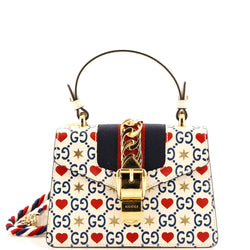 Gucci Sylvie Top Handle Bag Printed