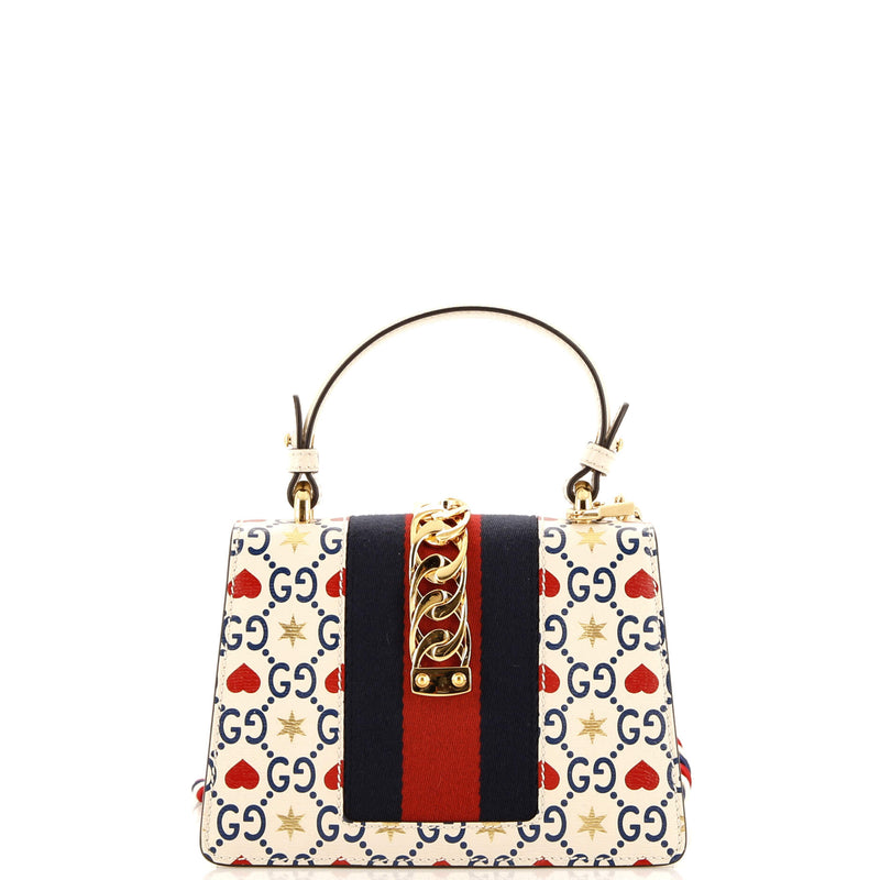 Gucci Sylvie Top Handle Bag Printed