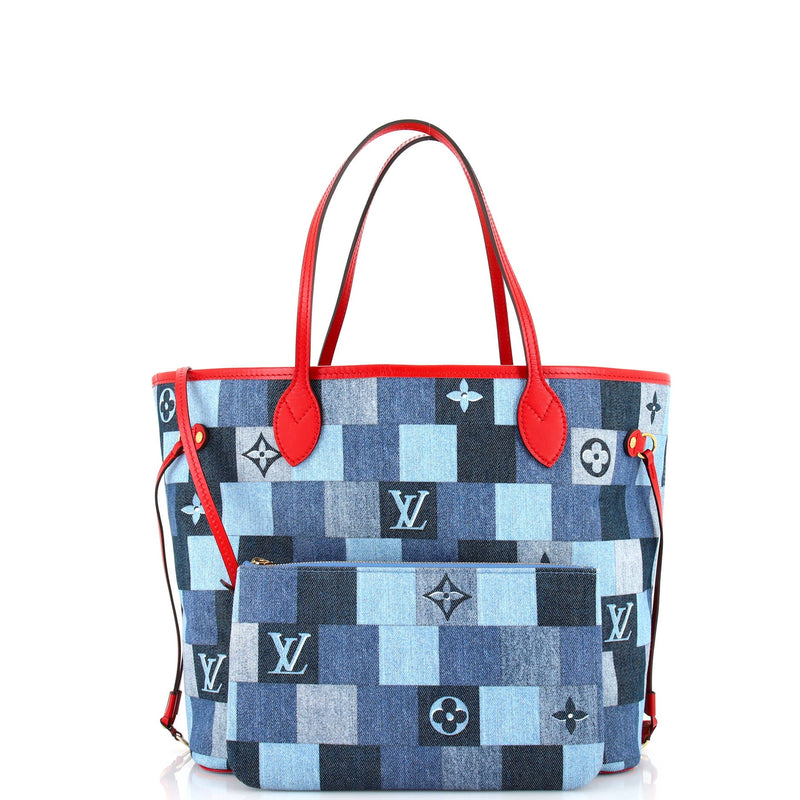 Louis Vuitton Neverfull Tote Damier And