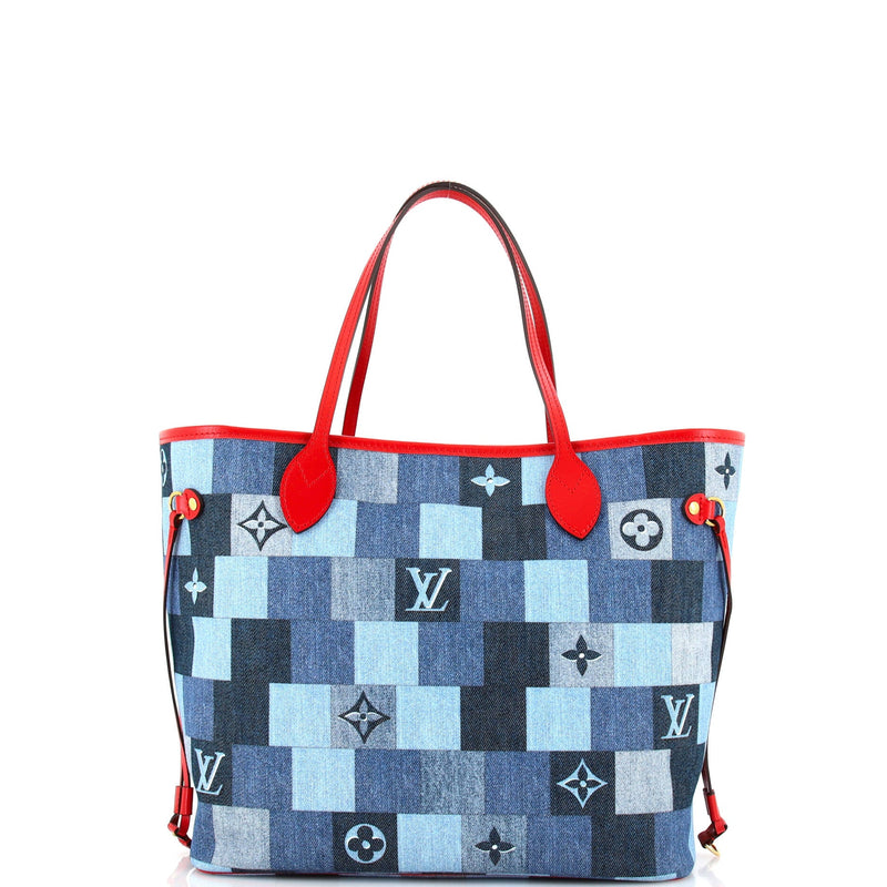 Louis Vuitton Neverfull Tote Damier And