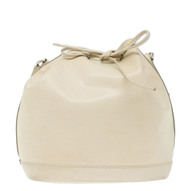 Louis Vuitton Epi Noe Shoulder Bag White