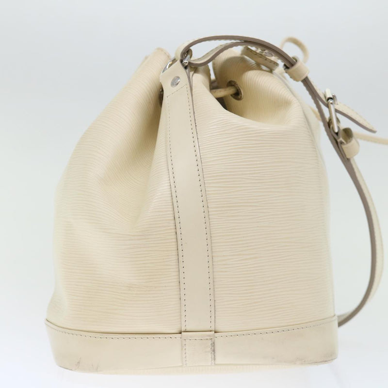 Louis Vuitton Epi Noe Shoulder Bag White