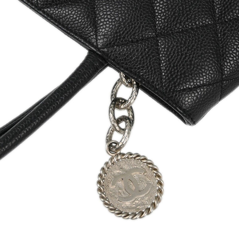 Chanel Black Caviar Medallion Tote