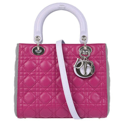 Christian Dior Tricolor Lambskin Lady