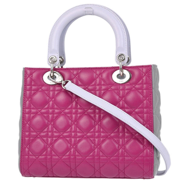 Christian Dior Tricolor Lambskin Lady