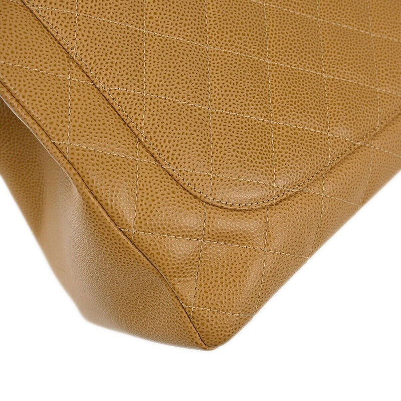 Chanel Beige Caviar Grand Shopping Tote